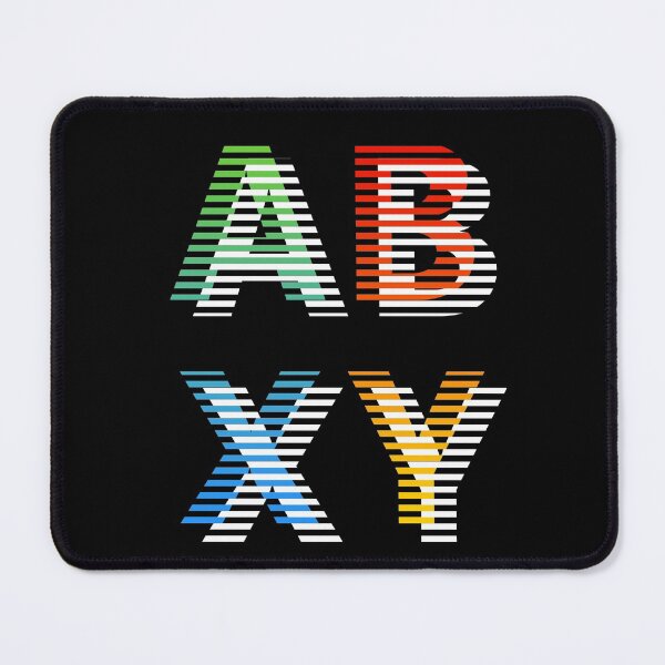 Item preview, ABXY Buttons Striped Gradient W/ White designed and sold by losgarcias.