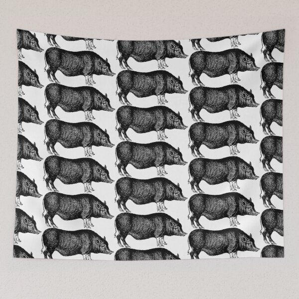 Item preview, Vintage pig designed and sold by Bozow0zo.