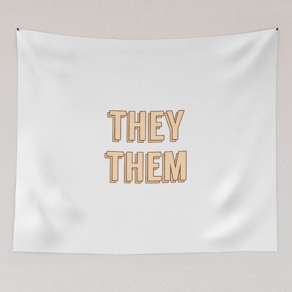 Item preview, They/them pronouns designed and sold by abstractwaste.