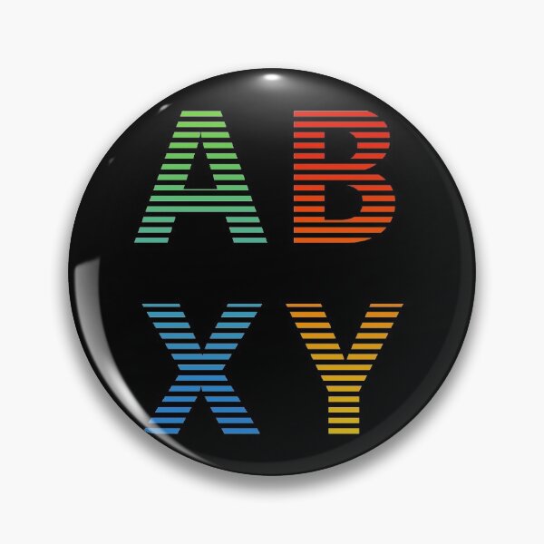 Item preview, ABXY Buttons Striped Gradient  designed and sold by losgarcias.