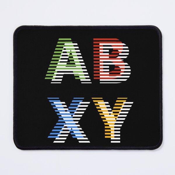 Item preview, ABXY Buttons Striped W/ White designed and sold by losgarcias.