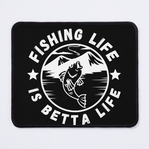 Item preview, Fishing makes life betta designed and sold by Hoetoons.