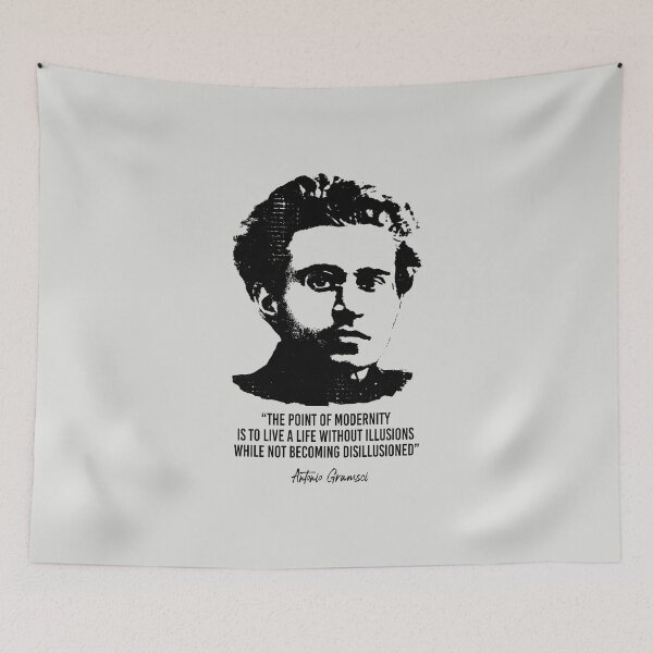 Item preview, Antonio Gramsci Quote (Worn Look) designed and sold by politicalamity.
