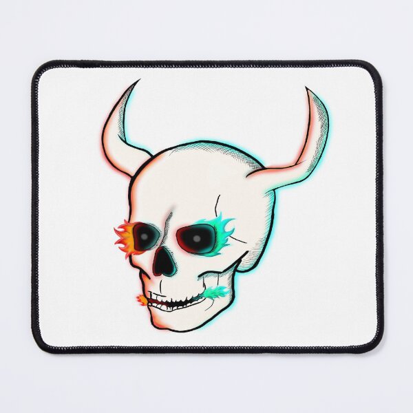 Item preview, Flame Demon Skull Design designed and sold by MythicArts8.