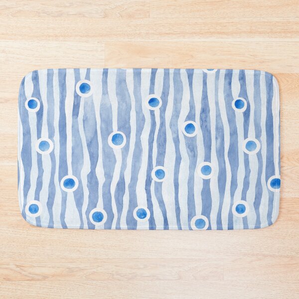 Item preview, Blue Wavy lines and circles designed and sold by IrinaIkar.