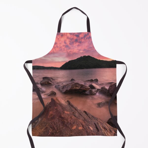 Item preview, Pink skies over rocks and mountains in Ettalong designed and sold by Geoff Wols.