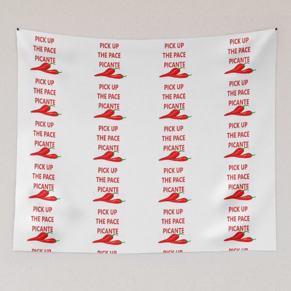 Item preview, Pick Up The Pace Picante Hot Pepper Food Funny Humor Regalo de Navidad designed and sold by PLarDesigns.