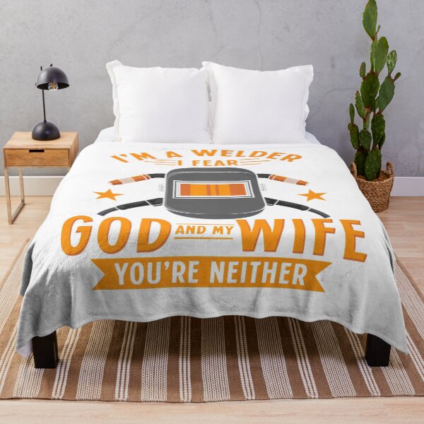 Item preview, Mens I'm A Welder I Fear God And My Wife - Funny Welding designed and sold by Michaeocsis.