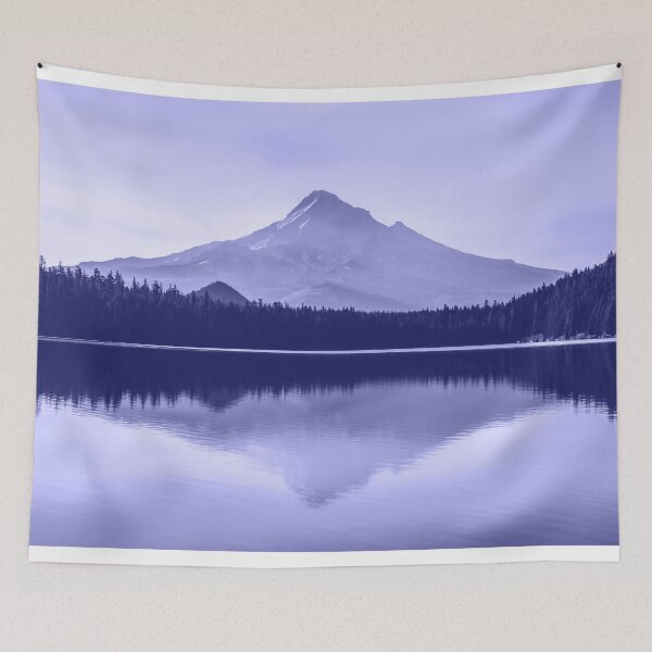 Item preview, Very Peri Periwinkle Mountain Lake Adventure 2022 Color Of The Year designed and sold by artcascadia.
