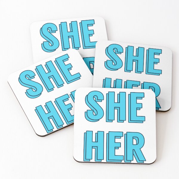 Item preview, She/her pronouns designed and sold by abstractwaste.