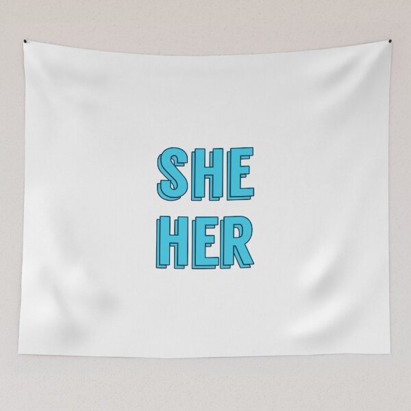 Item preview, She/her pronouns designed and sold by abstractwaste.