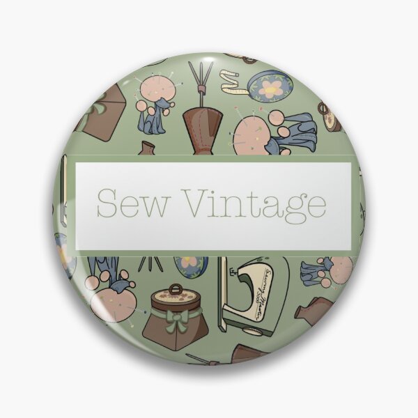 Item preview, sew vintage 50s notions (with green background) designed and sold by bethepiano.