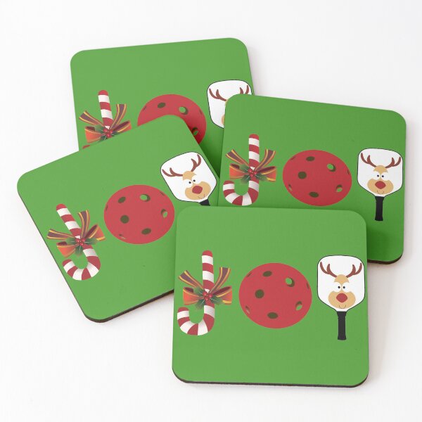Item preview, Pickleball Christmas Joy, Candy Cane, Reindeer designed and sold by GreenCarbon2112.