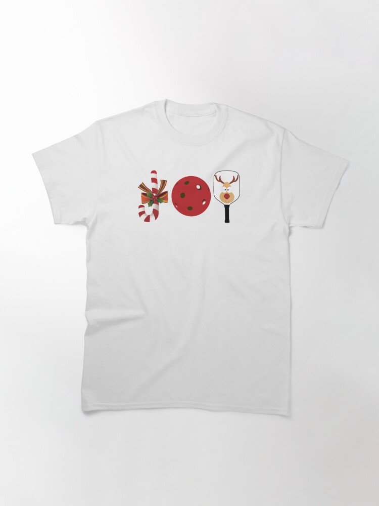 Disover Pickleball Christmas Joy, Candy Cane, Reindeer Classic T-Shirt