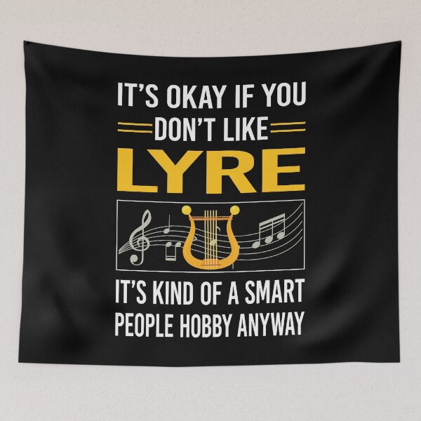 Item preview, Funny Smart People Lyre designed and sold by fatherbarliman.