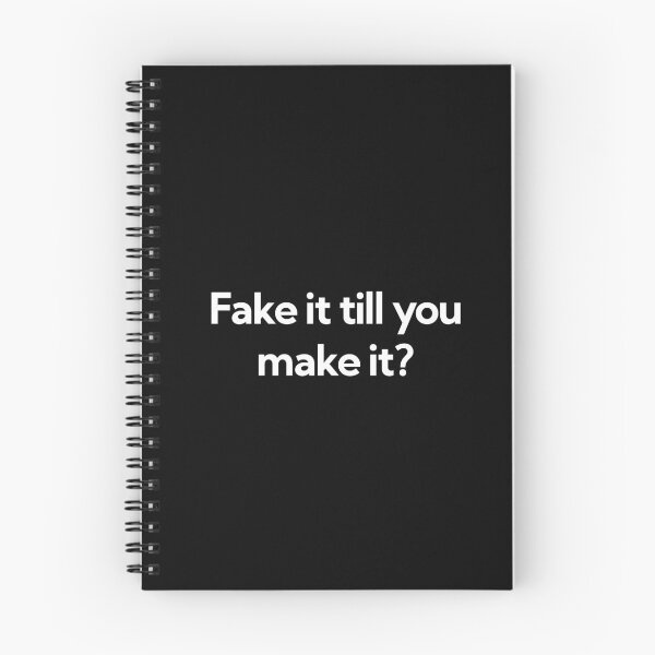 Item preview, fake it till you make it. designed and sold by art-and-sticker.