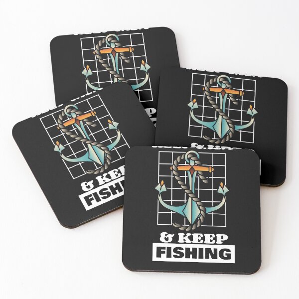 Item preview, Keep calm and keep fishing designed and sold by Hoetoons.