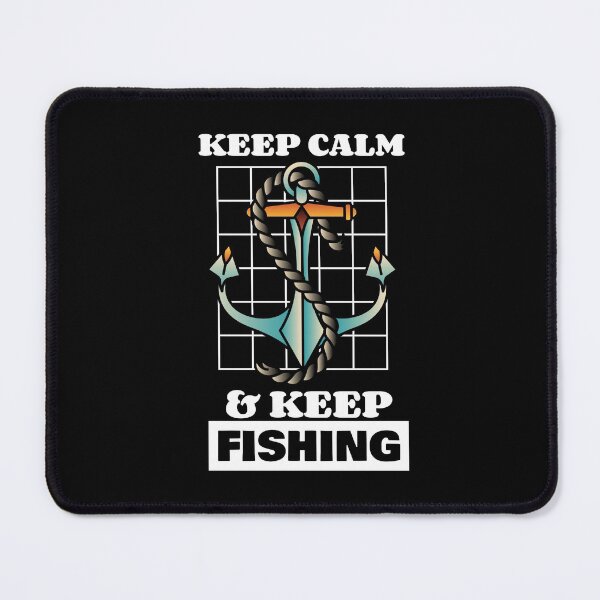 Item preview, Keep calm and keep fishing designed and sold by Hoetoons.
