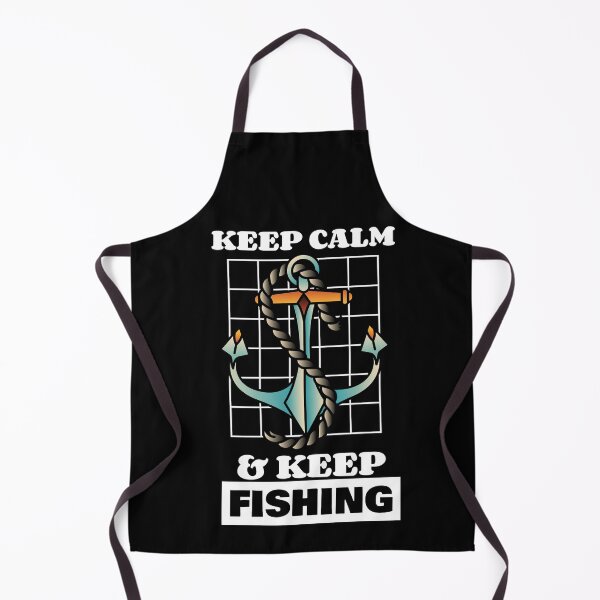 Item preview, Keep calm and keep fishing designed and sold by Hoetoons.
