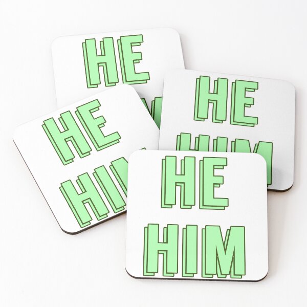 Item preview, He/him pronouns designed and sold by abstractwaste.