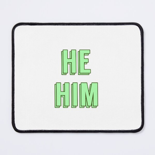 Item preview, He/him pronouns designed and sold by abstractwaste.