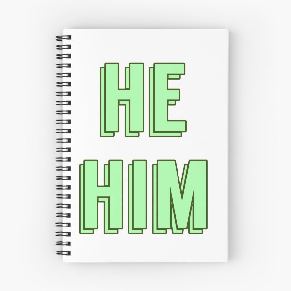Item preview, He/him pronouns designed and sold by abstractwaste.