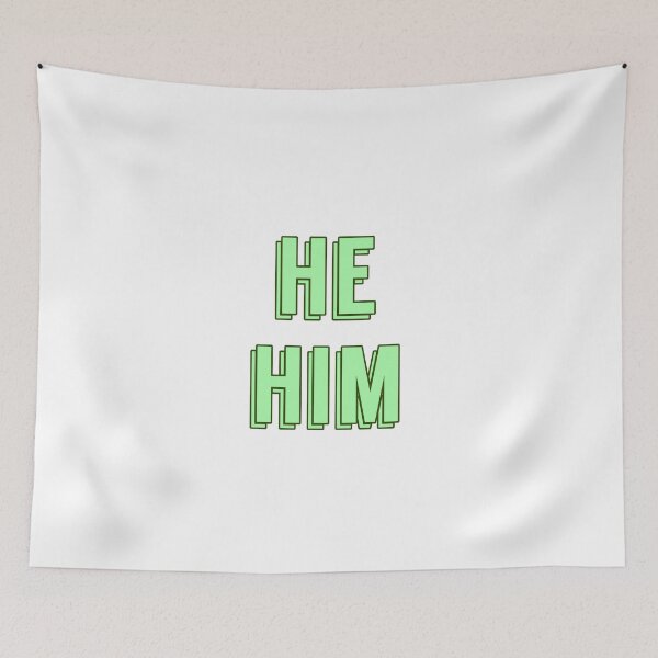 Item preview, He/him pronouns designed and sold by abstractwaste.