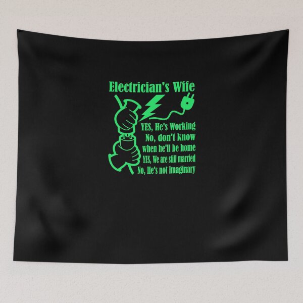Item preview, Electrician Wife  designed and sold by aryagiri.