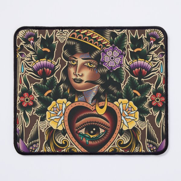 Item preview, Eye locket Gypsy watercolor sheet designed and sold by Aloha-Life-808.