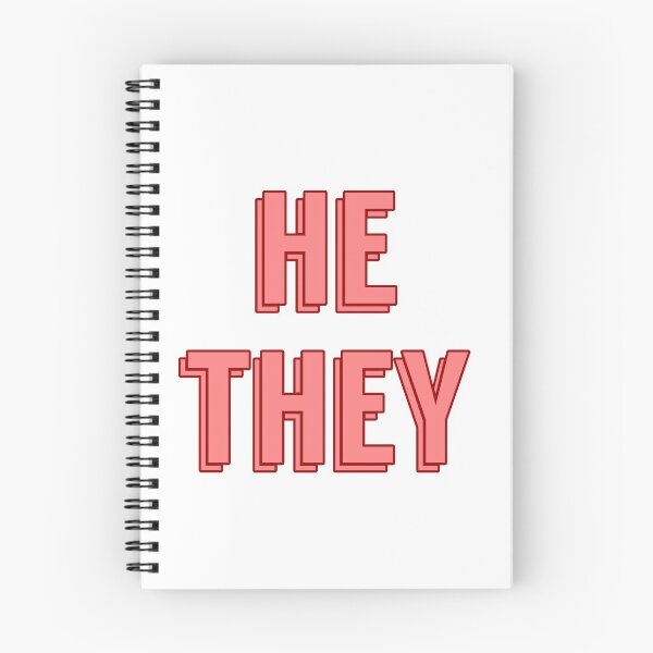 Item preview, He/they pronouns  designed and sold by abstractwaste.