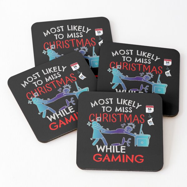 Item preview, Most Likely To Miss Christmas While Gaming designed and sold by my-green-gecko.