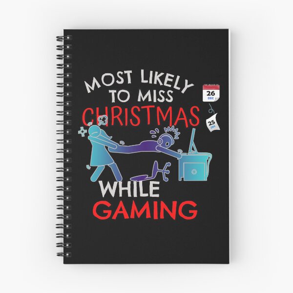 Item preview, Most Likely To Miss Christmas While Gaming designed and sold by my-green-gecko.