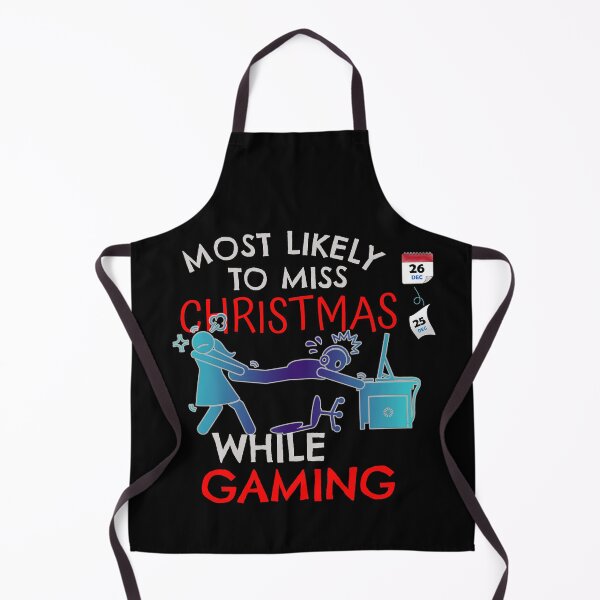 Item preview, Most Likely To Miss Christmas While Gaming designed and sold by my-green-gecko.