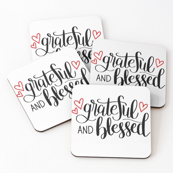 Item preview, Positive Motivational Qoutes - Grateful And Blessed designed and sold by DitaNadiaStore.