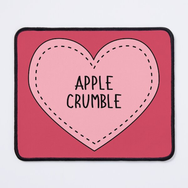 Item preview, Apple Crumble Cute Pink Cottagecore Heart British Food designed and sold by cashewdays.