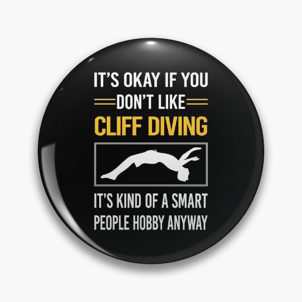 Item preview, Funny Smart People Cliff Diving designed and sold by jiggleterrified.