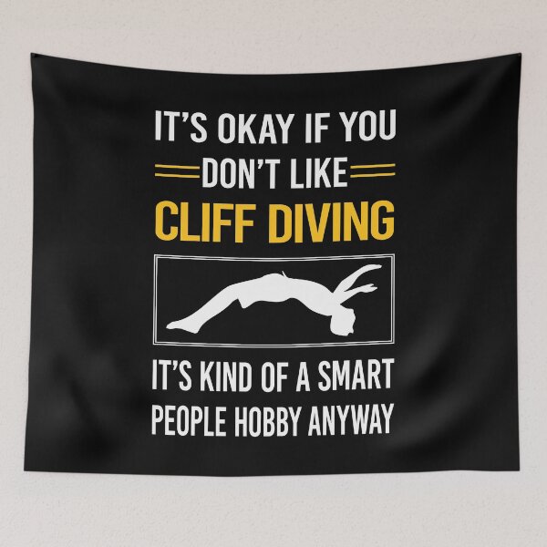 Item preview, Funny Smart People Cliff Diving designed and sold by jiggleterrified.