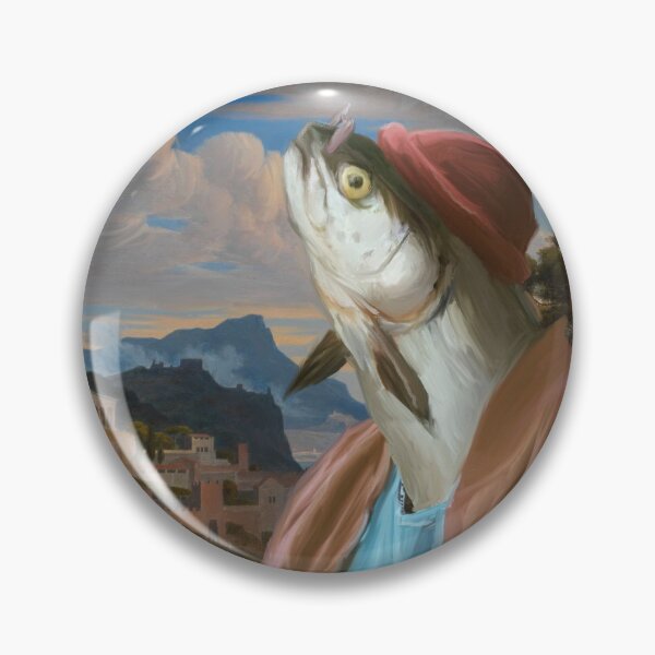 Item preview, funny fish vintage designed and sold by Hoetoons.
