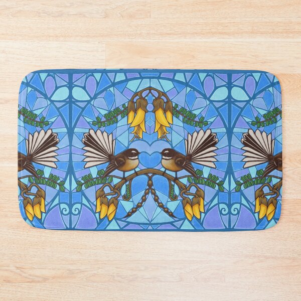 Item preview, Fantail Mosaic Mirror  designed and sold by AprilAppleArt.