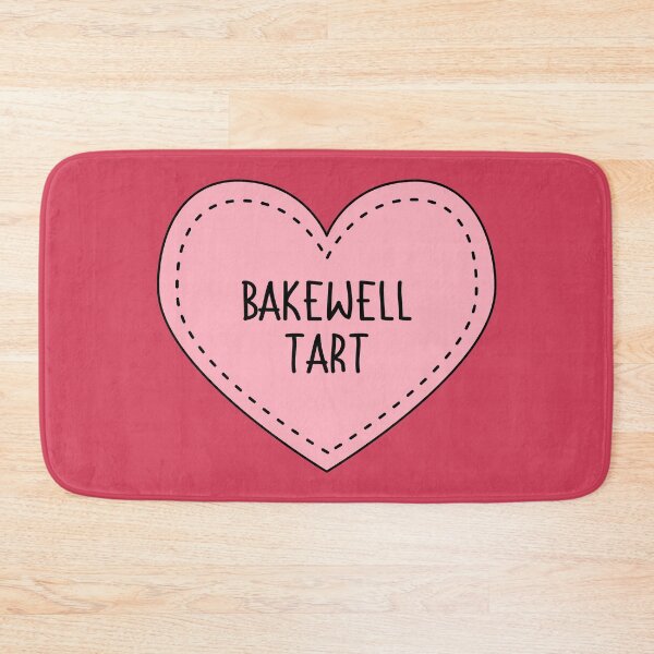 Item preview, Bakewell Tart Cute Pink Cottagecore Heart British Food designed and sold by cashewdays.