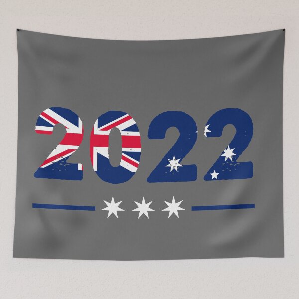 Item preview,  2022 Australia Flag New Year designed and sold by cartyourchoice.
