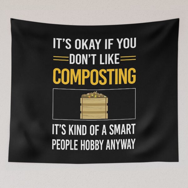 Item preview, Funny Smart People Composting Compost Composter designed and sold by jiggleterrified.
