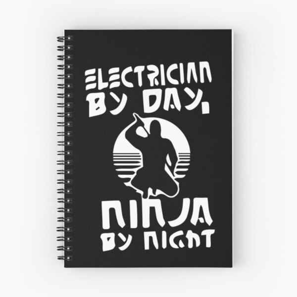 Item preview, Electrician By Day Ninja designed and sold by aryagiri.