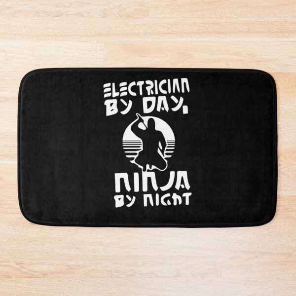 Item preview, Electrician By Day Ninja designed and sold by aryagiri.