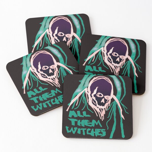 Item preview, All them witches ATW colourful skull Classic T-Shirt designed and sold by RisedorphTodd.