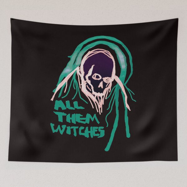 Item preview, All them witches ATW colourful skull Classic T-Shirt designed and sold by RisedorphTodd.