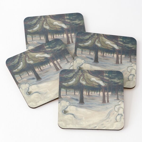Item preview, Winter Lnadscape, 1899 by Edvard Munch designed and sold by Art Outlaws.