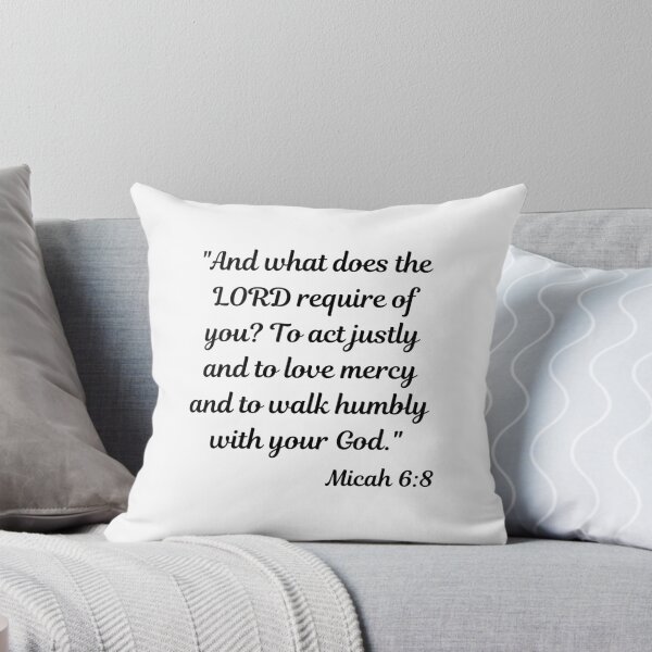 Item preview, Micah 6:8: Act Justly Love Mercy Walk Humbly - Bible Passage designed and sold by ElementJourney.