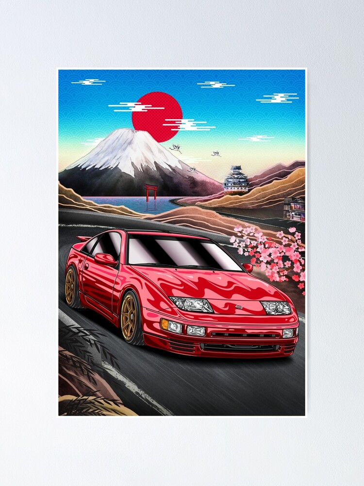 Nippon Sunrise JDM MR2 SW20 Poster for Sale by Navin Guyvit