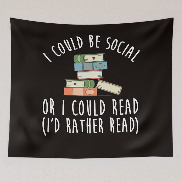 Item preview, Podría ser social o podría leer: prefiero leer bien designed and sold by JuanitaYeager.